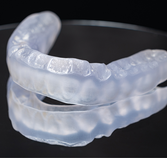 Clear nightguard tray