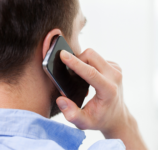 Man talking on the phone