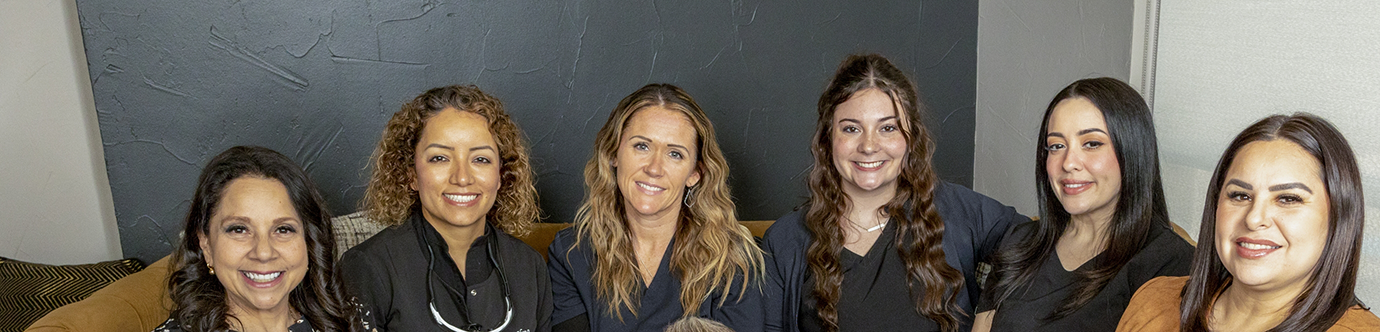 The smiling dental team members at Spring Dentist